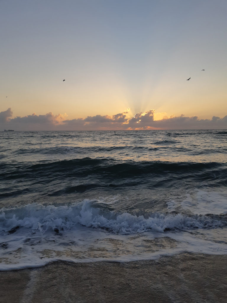 Sunrise at Fort Lauderdale in December